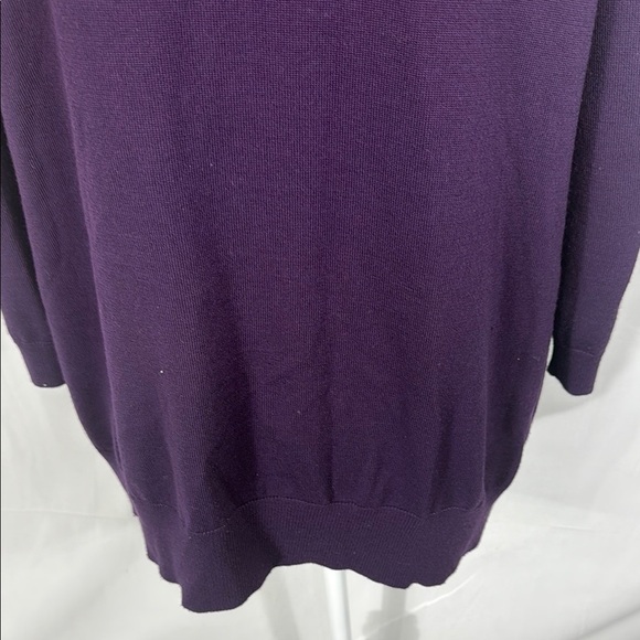 Salvatore Ferragamo Limited Edition Purple Virgin Wool Cardigan Size S - Picture 10 of 10
